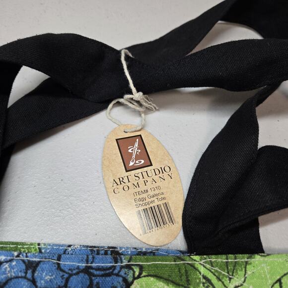 Art Studio Company Canvas Shopper Tote Galena Illinois Canvas Bag Reusable NEW - Picture 3 of 10